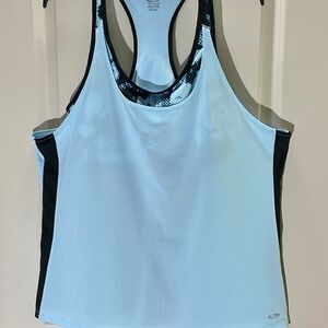 Champion C9 Athletic Tank Top with Built in Bra.  Light Blue Size XXL